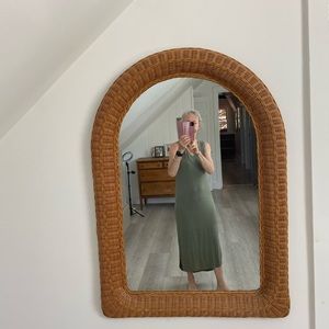 Super comfortable Jackson Rowe dress, olive green, lined skirt on inside.